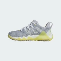 Adidas Ladies Codechaos Spikeless Golf Shoes - Cloud White / Cloud White / Beam Yellow -Golf Supply Store 07442f1e71784a2fa7a0ae37013750fa f540
