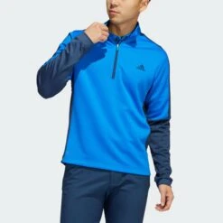 Adidas Gents Colour Block Quarter Zip BLURUS/CRENAV - SS22 11 Adidas Gents Colour Block Quarter Zip BLURUS/CRENAV - SS22 -Golf Supply Store 16751a20ea3c4fd2a1fcadeb0046e728 f540