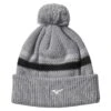 Mizuno Breath Thermo Pom Pom Beanies Grey 2 Mizuno Breath Thermo Pom Pom Beanies Grey -Golf Supply Store 183788332 max