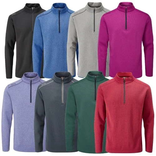 PING RAMSEY 1/2 ZIP FLEECE TOP RASPBERRY MARL 4 PING RAMSEY 1/2 ZIP FLEECE TOP RASPBERRY MARL - Image 2