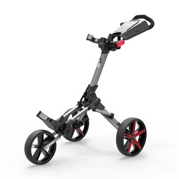 POWAKADDY 2022 MICRA PUSH CART-GUN METAL/RED TRIM 3 POWAKADDY 2022 MICRA PUSH CART-GUN METAL/RED TRIM