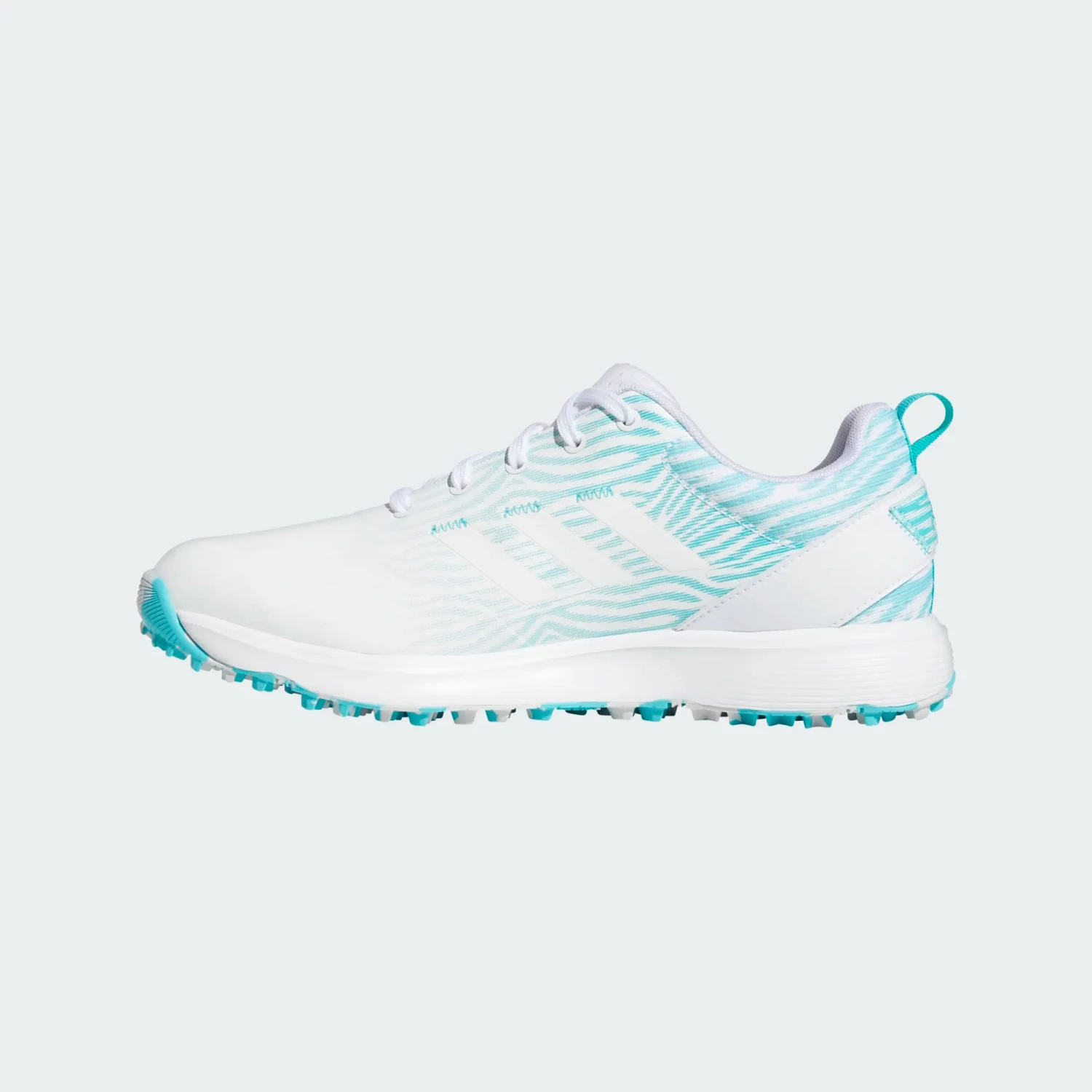 Adidas Ladies S2G Spikeless Lace Shoes Cloud White / Cloud White / Semi Mint Rush 6 Adidas Ladies S2G Spikeless Lace Shoes Cloud White / Cloud White / Semi Mint Rush - Image 4