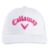 Callaway Junior Tour Golf Cap (White/Pink) -Golf Supply Store 5222164 ex2.600x600