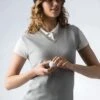 Glenmuir Ladies V Neck Cotton Golf Slipover Light Grey Marl ASTRID -Golf Supply Store 890x1200 fitbox astrid model lightgreymarl