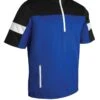 Sunderland Gents Cortina Zip Neck Colour Block ½ Sleeve WindShirt Electric Blue/Black/White -Golf Supply Store 890x1200 fitbox cortina electricblueblackwhite4