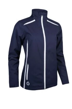 Sunderland Killy Ladies Waterproof Jacket NAVY - White SUNLR49 Lifetime Waterproof Guarantee