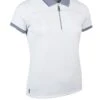 Glenmuir Ladies Nadia Polo Shirt White - Navy
