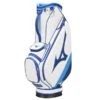 Mizuno Tour Staff Cart Bag 22 5W White Blue -Golf Supply Store BTSTAFFCRT003 L
