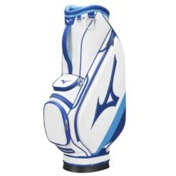 Mizuno Tour Staff Cart Bag 22 5W White Blue