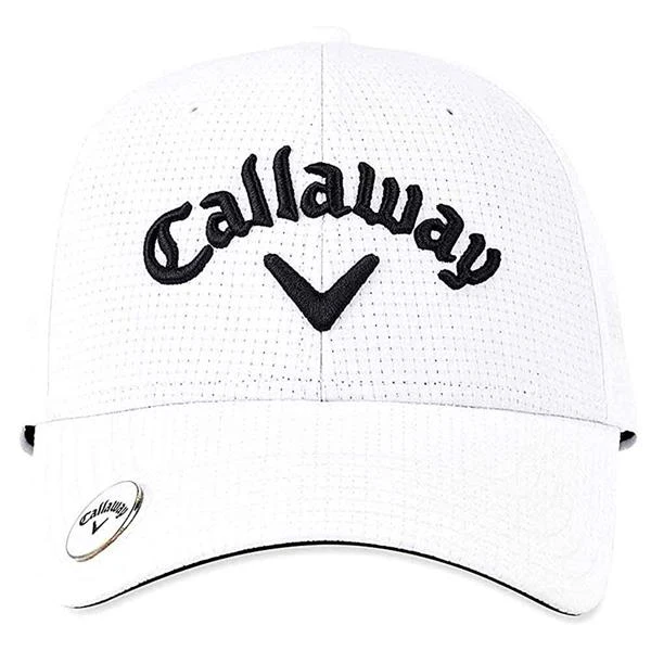 Callaway Gents Stitch Magnet Adj Cap White 5 Callaway Gents Stitch Magnet Adj Cap White - Image 3