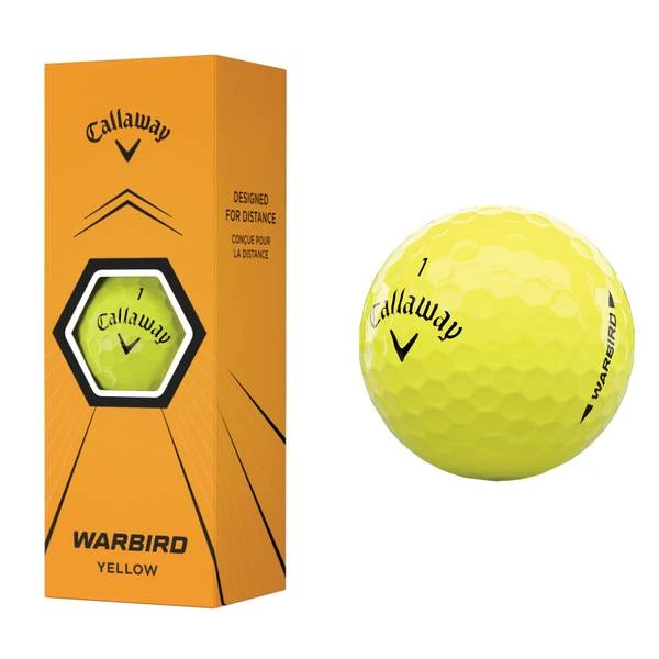 Callaway Warbird Golf Balls Yellow 2022 (2 Dozen €35) 4 Callaway Warbird Golf Balls Yellow 2022 (2 Dozen €35) - Image 2