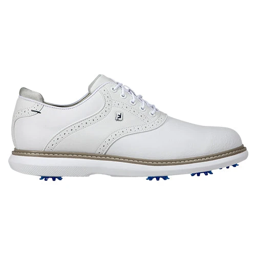 Footjoy Traditions Men's Golf Shoes - White 3 Footjoy Traditions Men's Golf Shoes - White