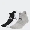 Adidas Gents Ankle 3-Pack Socks Grey Three -Golf Supply Store GJ7332 photo side transparent 2000x2000 1761d0d0 65e9 4281 a0a2 0cf2bd4de465