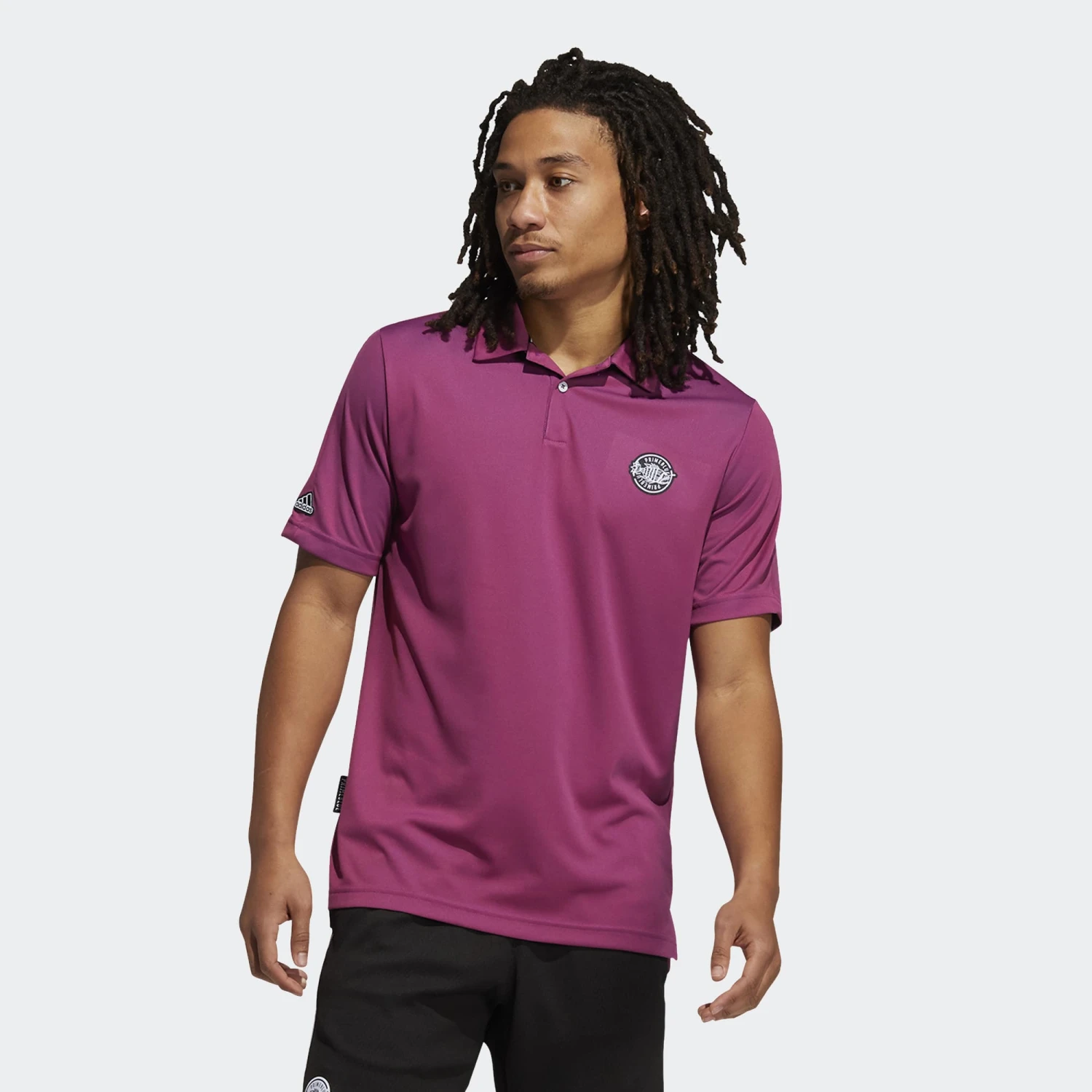 Adidas Polo P.BLUE PIQUE P SCARLE/SENTFL 4 Adidas Polo P.BLUE PIQUE P SCARLE/SENTFL - Image 2