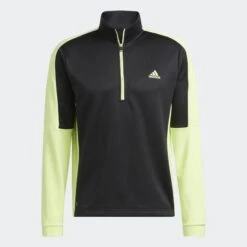 Adidas Gents Colour Block Quarter Zip BLACK/PULLIM - SS22
