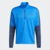 Adidas Gents Colour Block Quarter Zip BLURUS/CRENAV - SS22