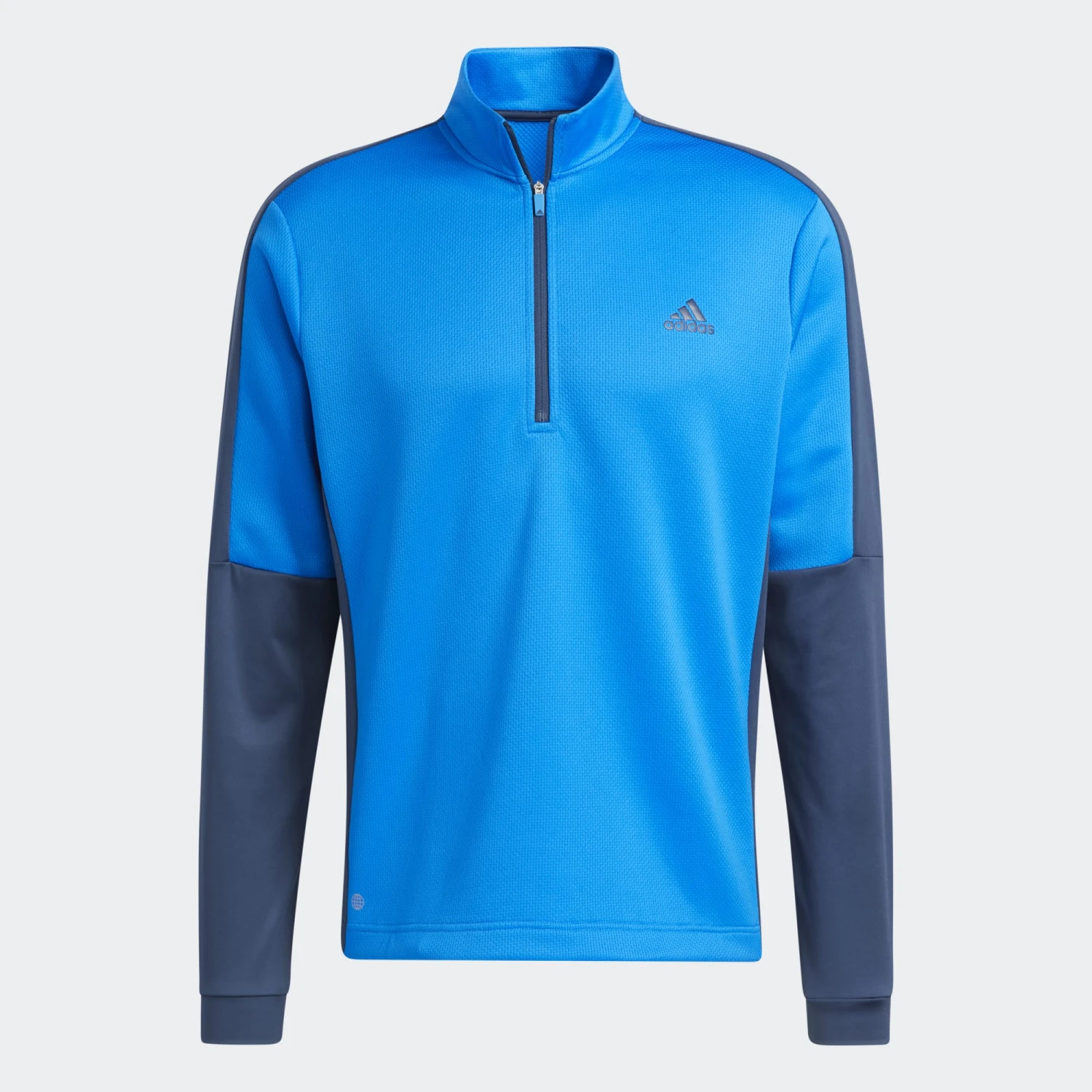 Adidas Gents Colour Block Quarter Zip BLURUS/CRENAV - SS22 3 Adidas Gents Colour Block Quarter Zip BLURUS/CRENAV - SS22