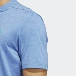 Adidas Golf Textured Stripe Shirt Blue Fusion/Preloved Blue -Golf Supply Store HR9071 b2b152 pdp