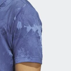 Adidas FLOWER MESH GOLF POLO SHIRT Blue Fusion/Collegiate Navy -Golf Supply Store HS1128 b2b152 pdp