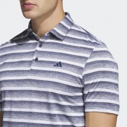 Adidas Golf 2-Colour Stripe Shirt Collegiate Navy/White 8 Adidas Golf 2-Colour Stripe Shirt Collegiate Navy/White -Golf Supply Store HS7579 b2b152 pdp