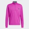 Adidas Golf Elevated 1/4 Zip Lucid Fuchsia -Golf Supply Store IB6117 b2b012 plp