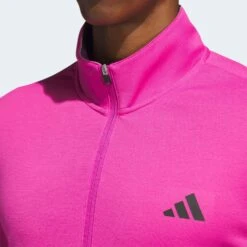 Adidas Golf Elevated 1/4 Zip Lucid Fuchsia -Golf Supply Store IB6117 b2b152 pdp