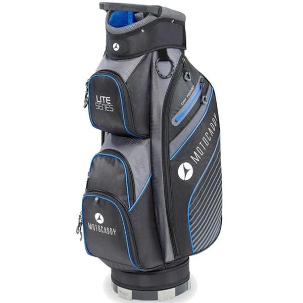 Motocaddy Lite Series Cart Bag Black - Blue 3 Motocaddy Lite Series Cart Bag Black - Blue