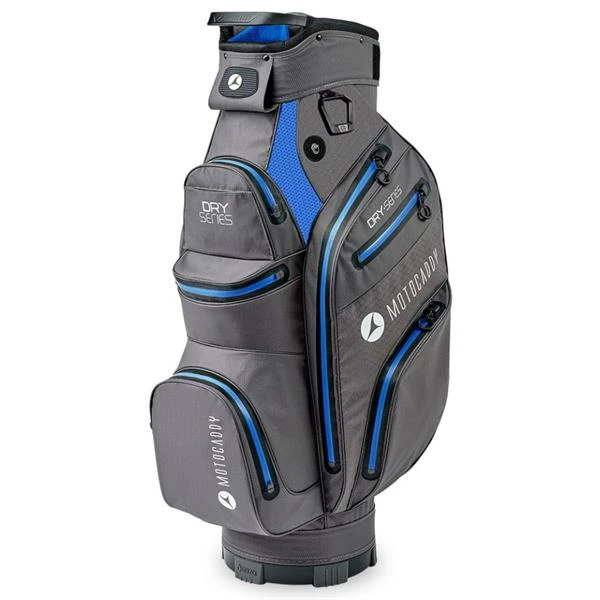 Motocaddy 23 Dry Series Cart Bag Charcoal - Blue 3 Motocaddy 23 Dry Series Cart Bag Charcoal - Blue