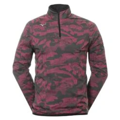 Mizuno Golf Winter Stretch 1/4 Zip Pink