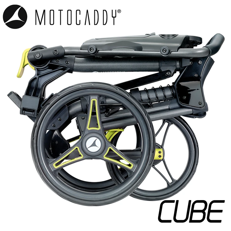 Motocaddy Cube Push Trolley Lime 5 Motocaddy Cube Push Trolley Lime - Image 3
