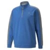 Puma Gents Cloudspun T7 1/4 Zip Top Blue - Grey -Golf Supply Store P 532413PUMAGENTSCLOUDSPUNT7ZIPTOPBLUEGREY 2 L