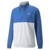 Puma Gents Gamer Colorblock ¼ Zip Bright Cobalt - High Rise -Golf Supply Store P 532985PUMATOPBRIGHTCOBALTHIGHRISEGENTS L