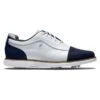 FootJoy Ladies FJ Traditions Shoes White - Navy 1 FootJoy Ladies FJ Traditions Shoes White - Navy -Golf Supply Store P 97915FOOTJOYSHOESWHITENAVYLADIES 12 L
