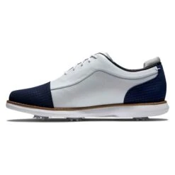 FootJoy Ladies FJ Traditions Shoes White - Navy -Golf Supply Store P 97915FOOTJOYSHOESWHITENAVYLADIES 14 L