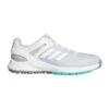 Adidas Ladies EQT Spike Less Shoes Cloud White - Acid Mint 1 Adidas Ladies EQT Spike Less Shoes Cloud White - Acid Mint -Golf Supply Store P FW6295ADIDASSHOESWHITEMINTLADIES L