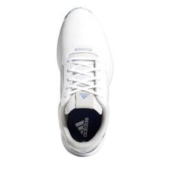 Adidas Gents S2G Laced Shoes White - Crew Blue -Golf Supply Store P FW6328ADIDASSHOESWHITEBLUEGENTS 3 L