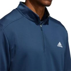 Adidas Gents Club ¼ Zip Sweatshirt Crew Navy 7 Adidas Gents Club ¼ Zip Sweatshirt Crew Navy -Golf Supply Store P GR0759ADIDASTOPNAVYGENTS 4 L