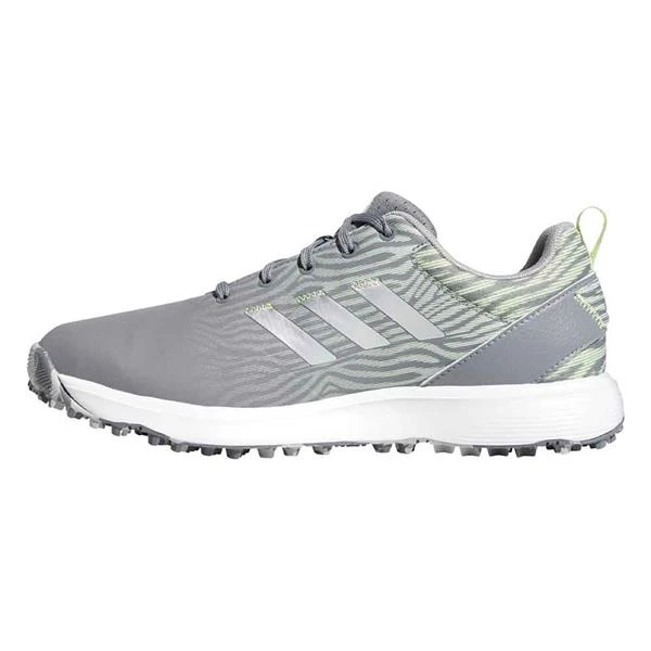 Adidas Ladies S2G Spikeless Lace Shoes Grey Three - Silver Met - Almost Lime 5 Adidas Ladies S2G Spikeless Lace Shoes Grey Three - Silver Met - Almost Lime - Image 3