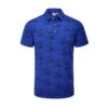 Ping Rae Golf Polo Shirt Blue Surf 2 Ping Rae Golf Polo Shirt Blue Surf -Golf Supply Store P03523 RAE BLUE SURF FRONT