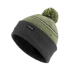 PING MEN'S HEWITT BOBBLE KNIT HAT Grey/Green -Golf Supply Store P03559 HEWITT GREY GREEN FRONT