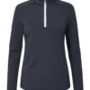 PING Ladies Sonya Midlayer Navy 2 PING Ladies Sonya Midlayer Navy -Golf Supply Store P93565 SONYA NAVY FRONT
