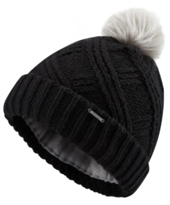 Ping Ladies Shannon Bobble Beanie Black