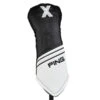 Ping Core Hybrid Headcover 214 White Black 1 Ping Core Hybrid Headcover 214 White Black -Golf Supply Store PI22H0403001 L