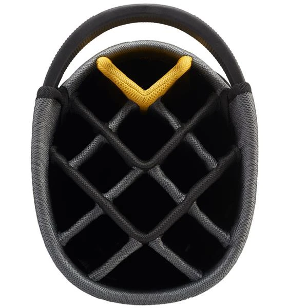 Powakaddy DLX-Lite Cart Bag Gunmetal Yellow 4 Powakaddy DLX-Lite Cart Bag Gunmetal Yellow - Image 2