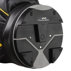 Powakaddy DLX-Lite Cart Bag Gunmetal Yellow 7 Powakaddy DLX-Lite Cart Bag Gunmetal Yellow -Golf Supply Store PW22A0304001 2 L