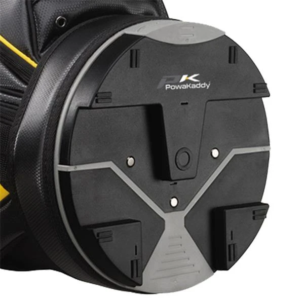 Powakaddy DLX-Lite Cart Bag Gunmetal Yellow 5 Powakaddy DLX-Lite Cart Bag Gunmetal Yellow - Image 3
