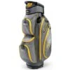 Powakaddy DLX-Lite Cart Bag Gunmetal Yellow 2 Powakaddy DLX-Lite Cart Bag Gunmetal Yellow -Golf Supply Store PW22A0304001 L