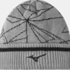 MIZUNO BREATH THERMO GRAPHIC BEANIE GREY 1 MIZUNO BREATH THERMO GRAPHIC BEANIE GREY -Golf Supply Store S52GW2501 05 Grey