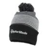 TaylorMade Bobble Beanie Black /Grey/ White -Golf Supply Store TA20H0308003 L