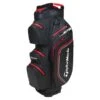 TaylorMade StormDry W/P Cart Bag Black Red 2 TaylorMade StormDry W/P Cart Bag Black Red -Golf Supply Store TA21A0303001 L